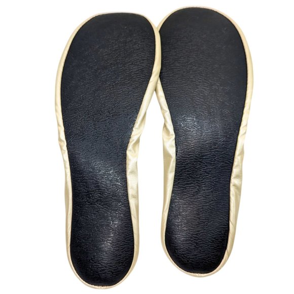 Cinderollies NWT Size 7-8 Pearl Ivory Foldable Rollable Ballet Flats - Picture 6 of 6